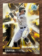 2024 BOWMAN CHROME DRAFT KONNOR GRIFFIN RC PLASMA POWER #PP-10 PIRATES