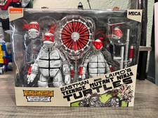 NECA TEENAGE MUTANT NINJA TURTLES THE FIRST TURTLES BLACK AND WHITE VARIANTS NEW