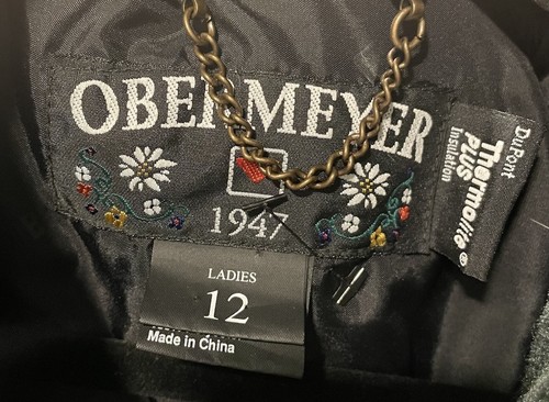 Vintage Obermeyer Skianzug Damen 12 - dunkelgrün - Bild 2 von 6