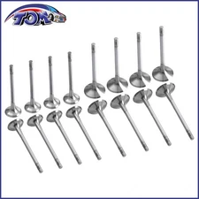 16pcs Engine Intake & Exhaust Valves Set For Audi VW 2.0T 1.8T