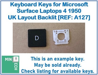 Tastatur Ersatz Tasten Microsoft Surface Laptops 4 1950 UK Layout Hintergrundbeleuchtung