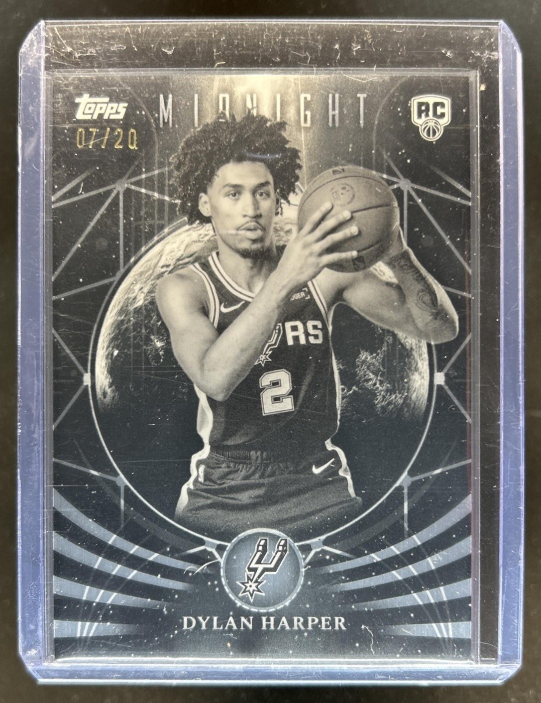 2025-26 Topps Midnight Dylan Harper Moonfall RC Equinox Rookie #/20 Spurs