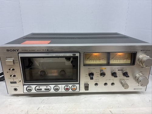 Sony EL-5 Stereo Elcaset Deck (1976) Tested  with Tape Deck Minty Shape