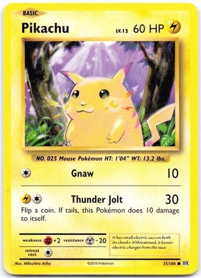 Pikachu 35/108 Evolutions LP