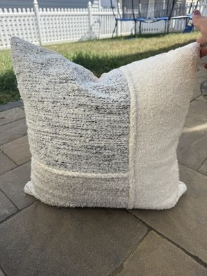 Workshop Home By Republic Throw Pillow Boucle Sherpa Hemp Feather