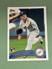 Jerry Sands Rookie 2011 Topps Update Los Angeles Dodgers #US54 Z461