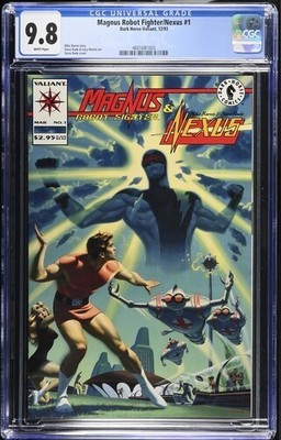 MAGNUS ROBOT FIGHTER & NEXUS 1 (Dark Horse/Valiant 93 )CGC 9.8 NM/MINT