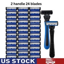 24pcs MACH 3 Men s Razor Blades Refill Replacment Comfortable Shave Trimmer US 0.41 per gallon