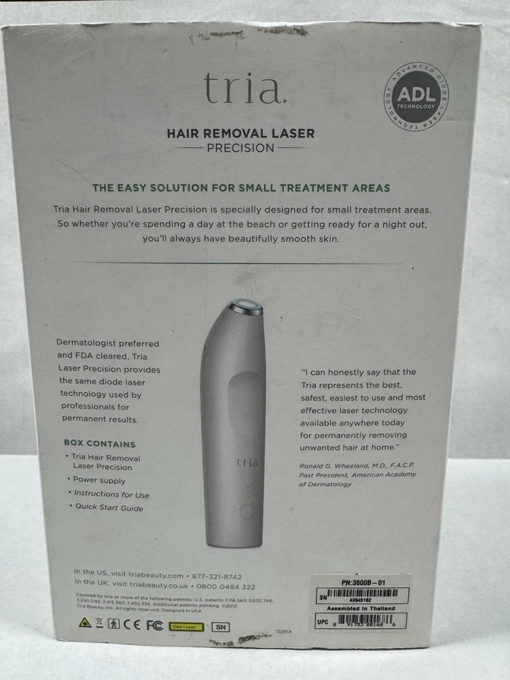 Tria Beauty Hair Removal Laser Precision White Dove Sealed FDA Cleared - Image 2 of 4