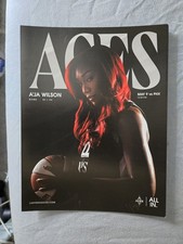 A'JA WILSON LAS VEGAS ACES GAMEDAY PROGRAM 5/9/26 v PHX MERCURY