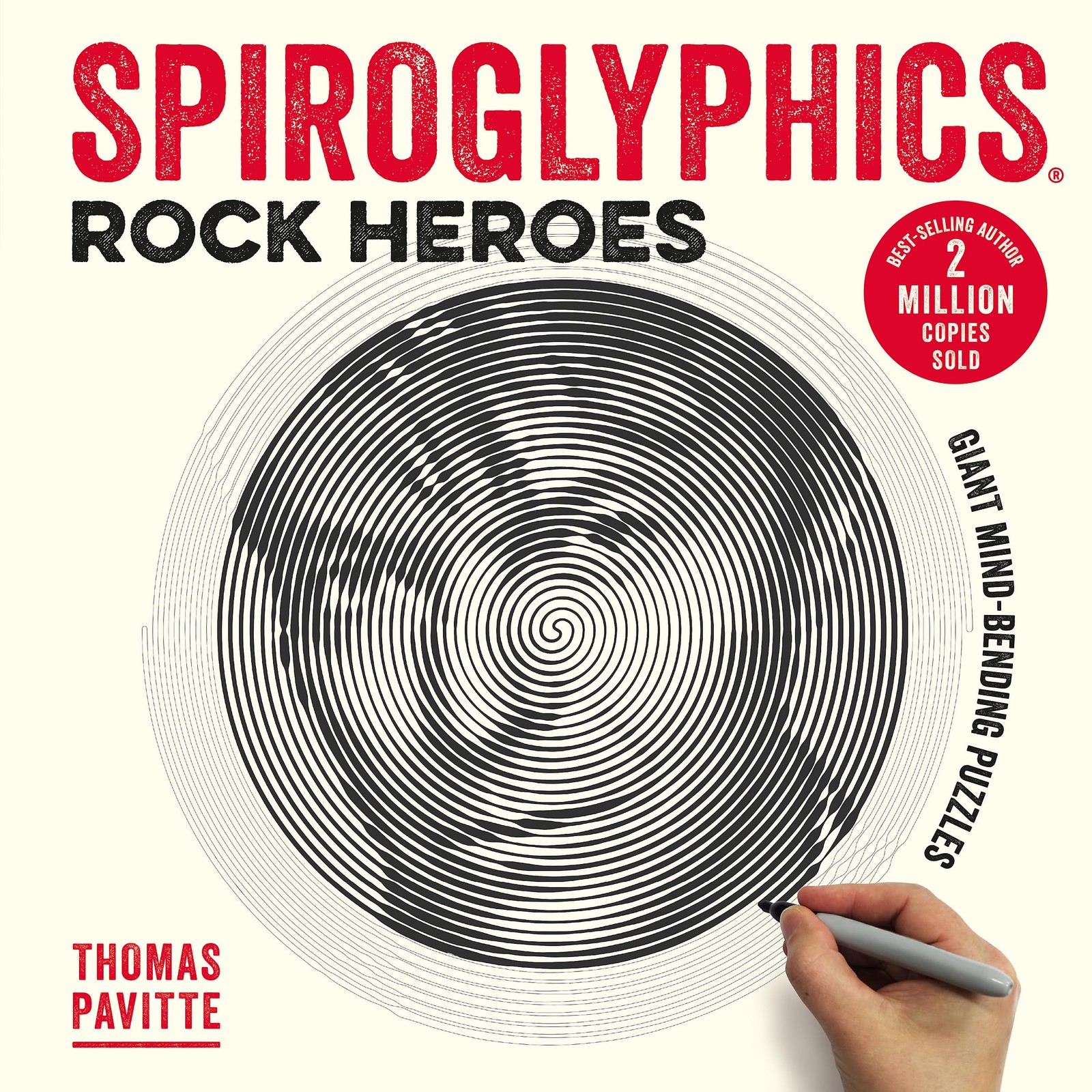 Spiroglyphics: Rock Heroes : Colour And Reveal Your Musical Heroes In These 20 Mind-Bending Puzzles Thomas Pavitte - Image 3