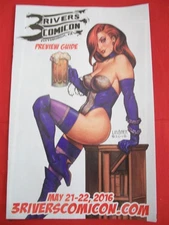 3 RIVERS COMICON PREVIEW GUIDE 2016 PITTSBURGH PA JOE LINSNER DAWN 2016 VF
