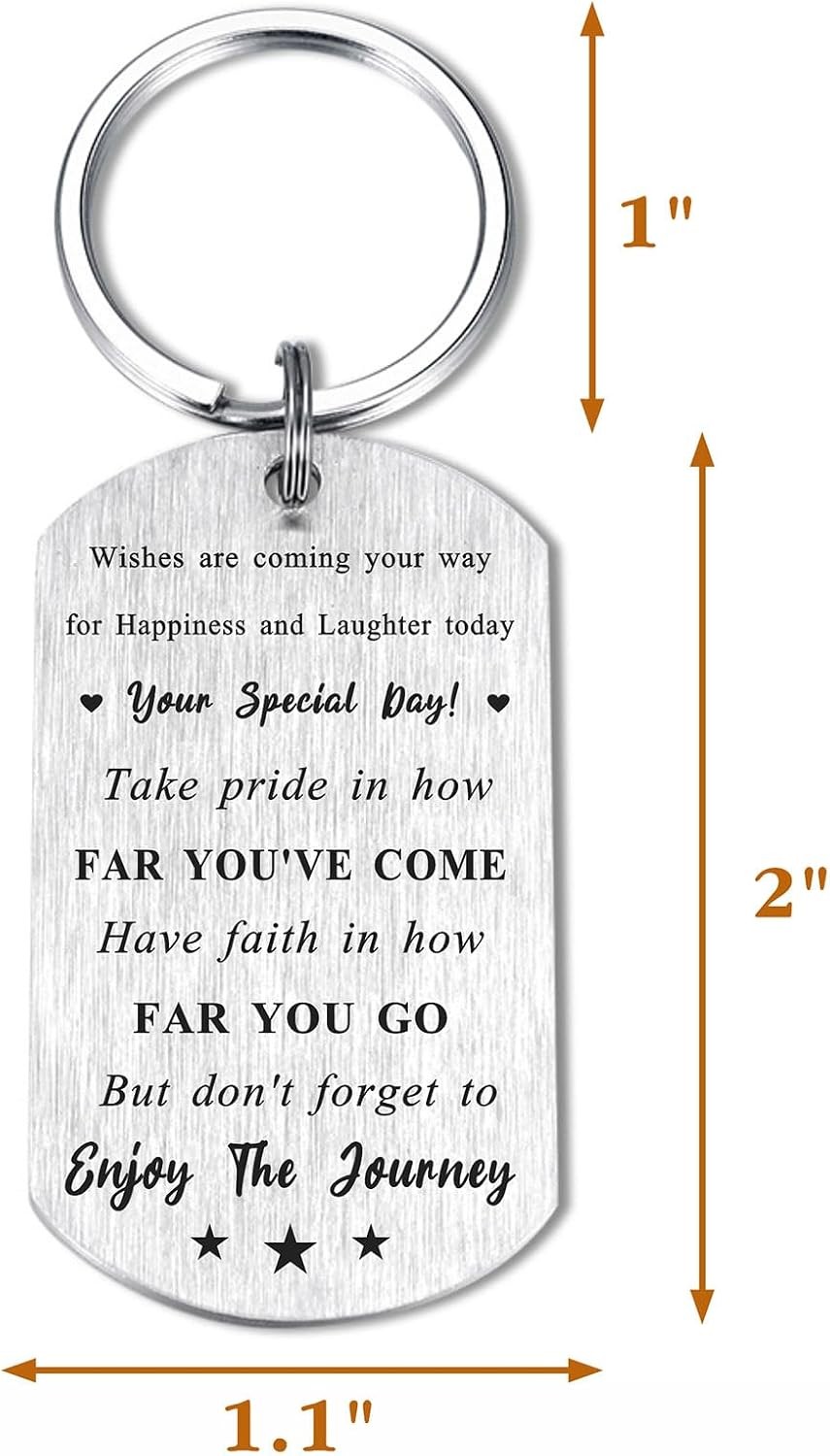 Happy 10th Birthday Keychain Boys Girls 10 Year Old Gift image 3