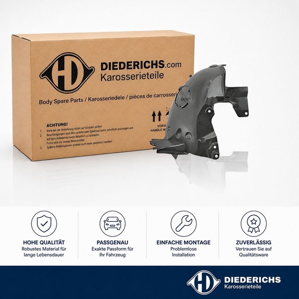 Verkleidung Radhaus Vorne Rechts Diederichs 4414608 FÜR Renault-image