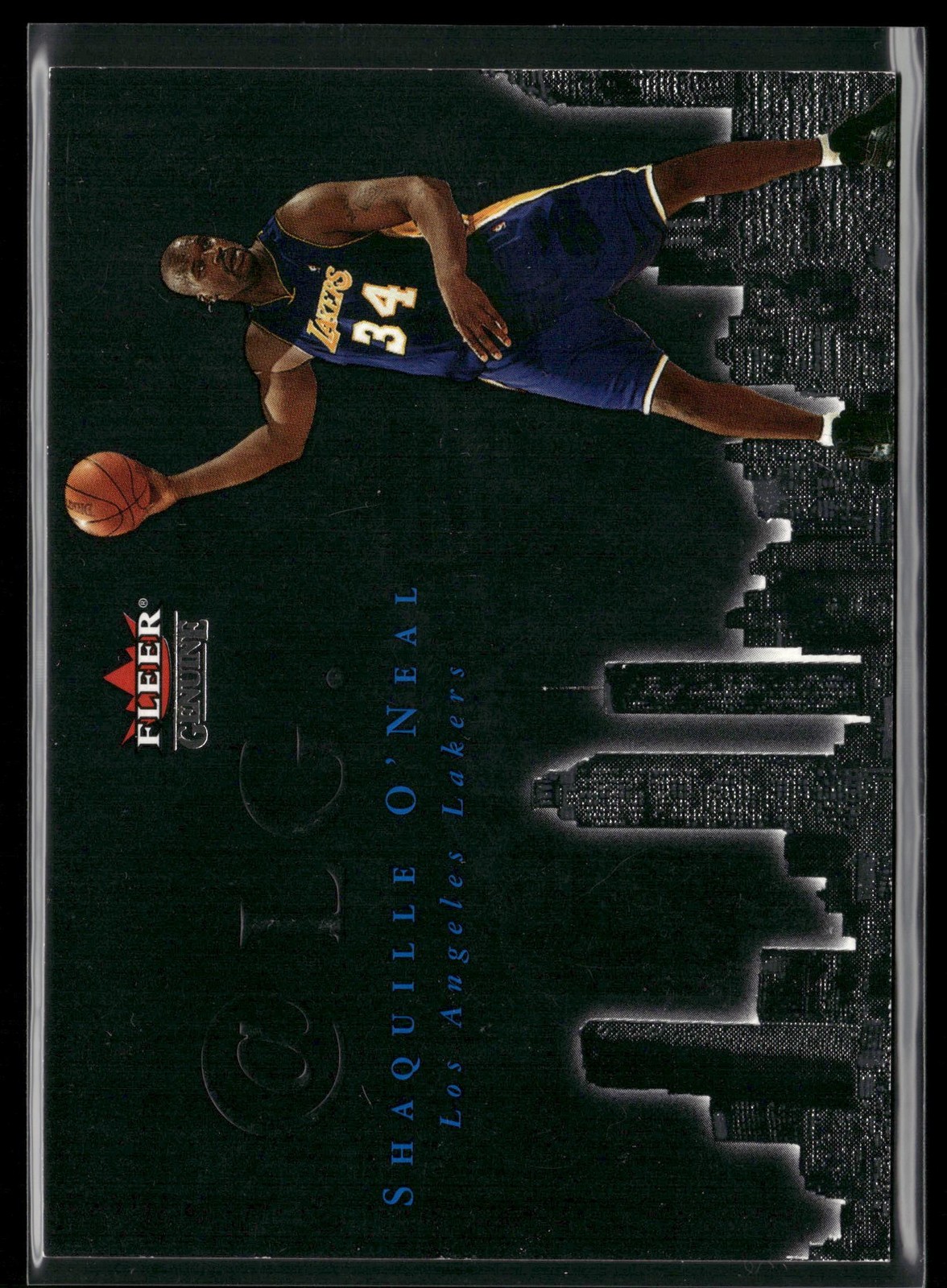 Shaquille O'Neal #10@LG. 2001-02 Fleer Genuine Basketball At Large