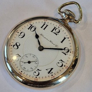 M14 IMPRESIONANTE RELOJ BOLSILLO FERROCARRIL 1916 HAMPDEN 23J “FERROCARRIL ESPECIAL” FUNCIONA A !