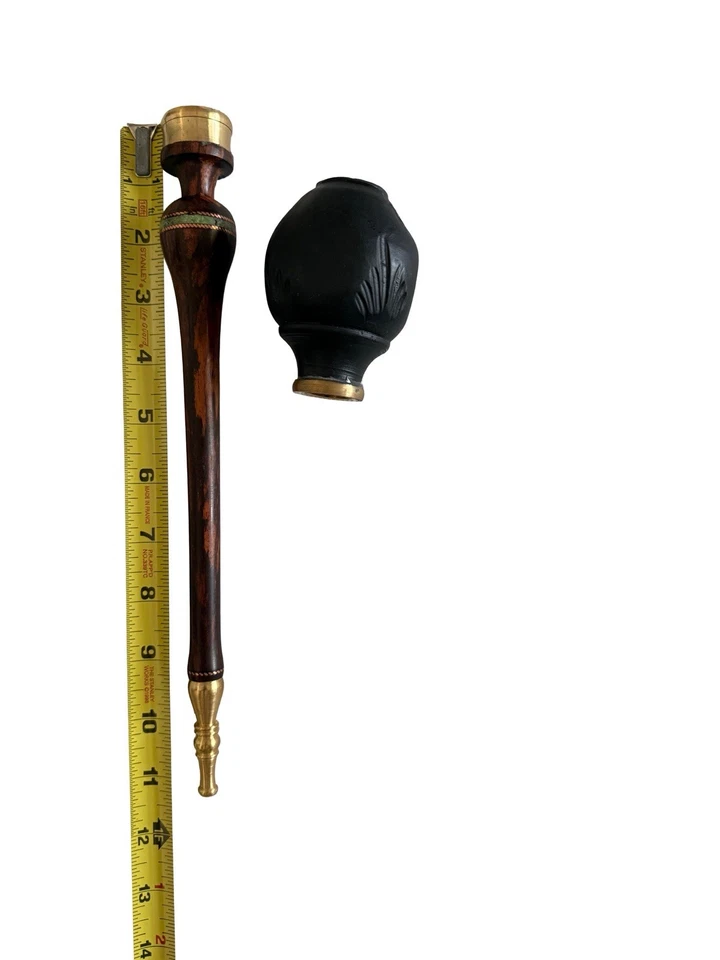 Vafoor Hecho a Mano Madera Dura (Kahoor) Artículo de Coleccionista 11.5" Longitud Foto 2 de 2