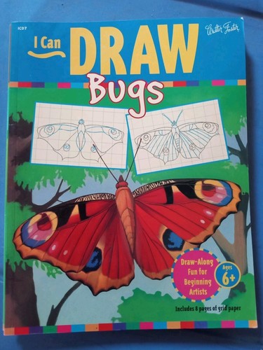 7 Lot I Can Draw Books PB Dinosaurs, Bugs Walter Foster New! Plus 2 More Drawing - Picture 3 of 7