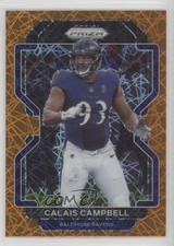 2021 Panini Prizm Lazer Prizm Calais Campbell #284 bn5