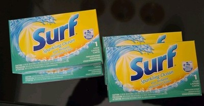 (4) Surf Vending Machine Sized Powder Laundry Detergent**RARE!!**