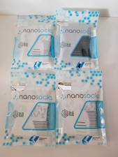 NANOSOCKS 3D Nano-Weave Compression Socks Size 2 Lot Of 4 NANOMX-BK-2/WT-2 x3