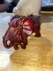 Vintage Solid Elephant Mom & Baby Resin Sculpture Figurine Statue Decor — photo 2