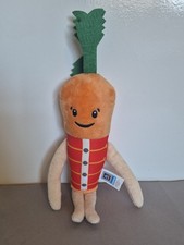 Aldi - Jasper The Carrot Plush Toy - The Greatest Showman, 2019. 30cm.