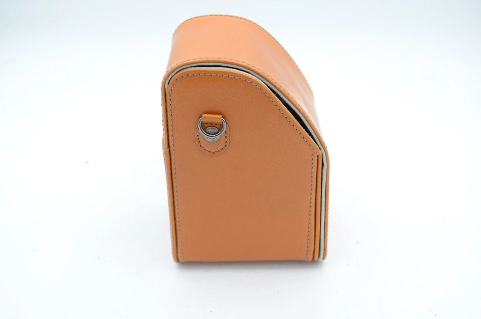 Estuche para cámara de cuero Gariz con correa para el cuello y mini estuche CP-LSPLB, marrón claro Foto 4 de 4