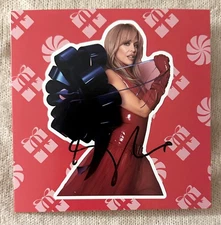 Kylie Minogue Hand Signed Christmas Card Fully Wrapped BRAND NEW release day !