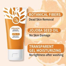1/2/3 Packs Orange Enzymes Exfoliating Gel for Face Body Orange Exfoliating Gel
