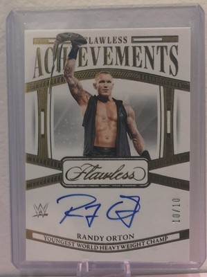 2024 Panini Flawless WWE #FA-ROR Randy Orton Flawless Achievements Gold 10/10  