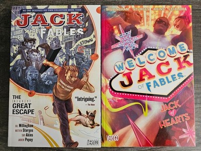Jack of Fables Volume 1 & 2 Trade Paperback TPB Lot NM Vertigo Bill Willingham