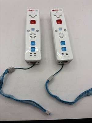 Two (2) Nyko Wand Motion Sensing Nintendo Wii Remote Tested