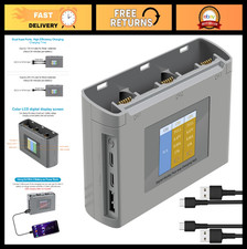 LCD Two-Way Battery Charger Hub for DJI Mini Drones - Charge 3 Batteries Sequent