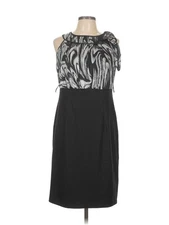 AB Studio Women Black Cocktail Dress 10