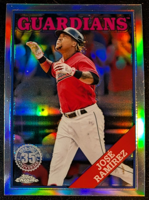 2023 Topps Chrome 35th Anniversary #88BC-17 Jose Ramirez - Cleveland R1N:144