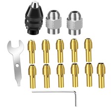 16PCS Drill Chuck Collet Kit 1/32" to 1/8" shank Repair Kit Fit For Dremel