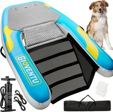 Inflatable Dog Pool Water Ramp 62"x 40" Extra Large Dog Boat Ramp for Dogs NEW 