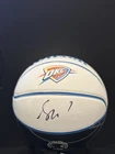 Shai Gilgeous-Alexander Signed Autographed Logo OKC Thunder Basketball NO COA