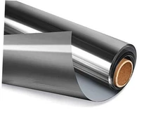  One Way Privacy Window Film, Daytime Mirror 17.5 Inch x 6.5 Feet Black-silver