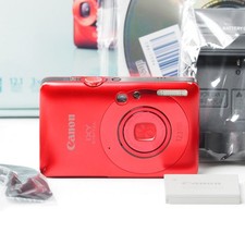 Canon IXY DIGITAL 220 IS Red 12.1MP Compact Digital Camera Exc 2 US Stock