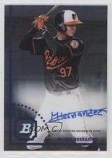 2022 Bowman Heritage Chrome Prospect Auto Maikol Hernandez #CPA-MH Auto 11ur