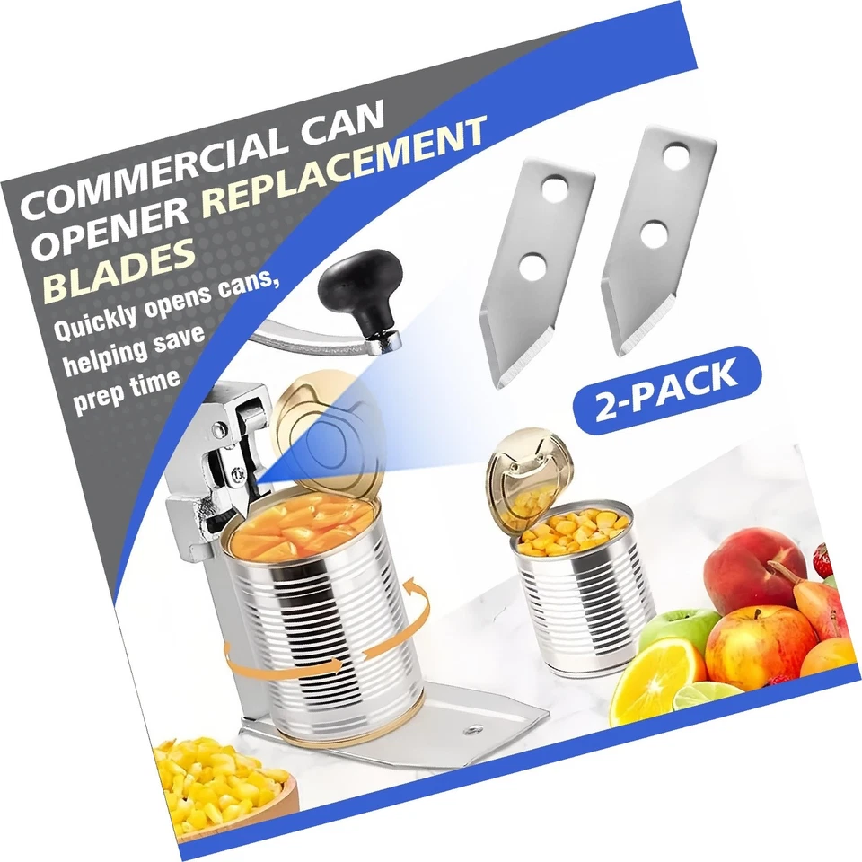 2-Pack Commercial Can Opener Blade Replacement, Durable Knife Parts Compatibl... - Image 2 of 4