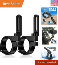 2PCS UTV Light Bar Mounts, Sturdy Aluminium Alloy LED Light Mounting Brackets...