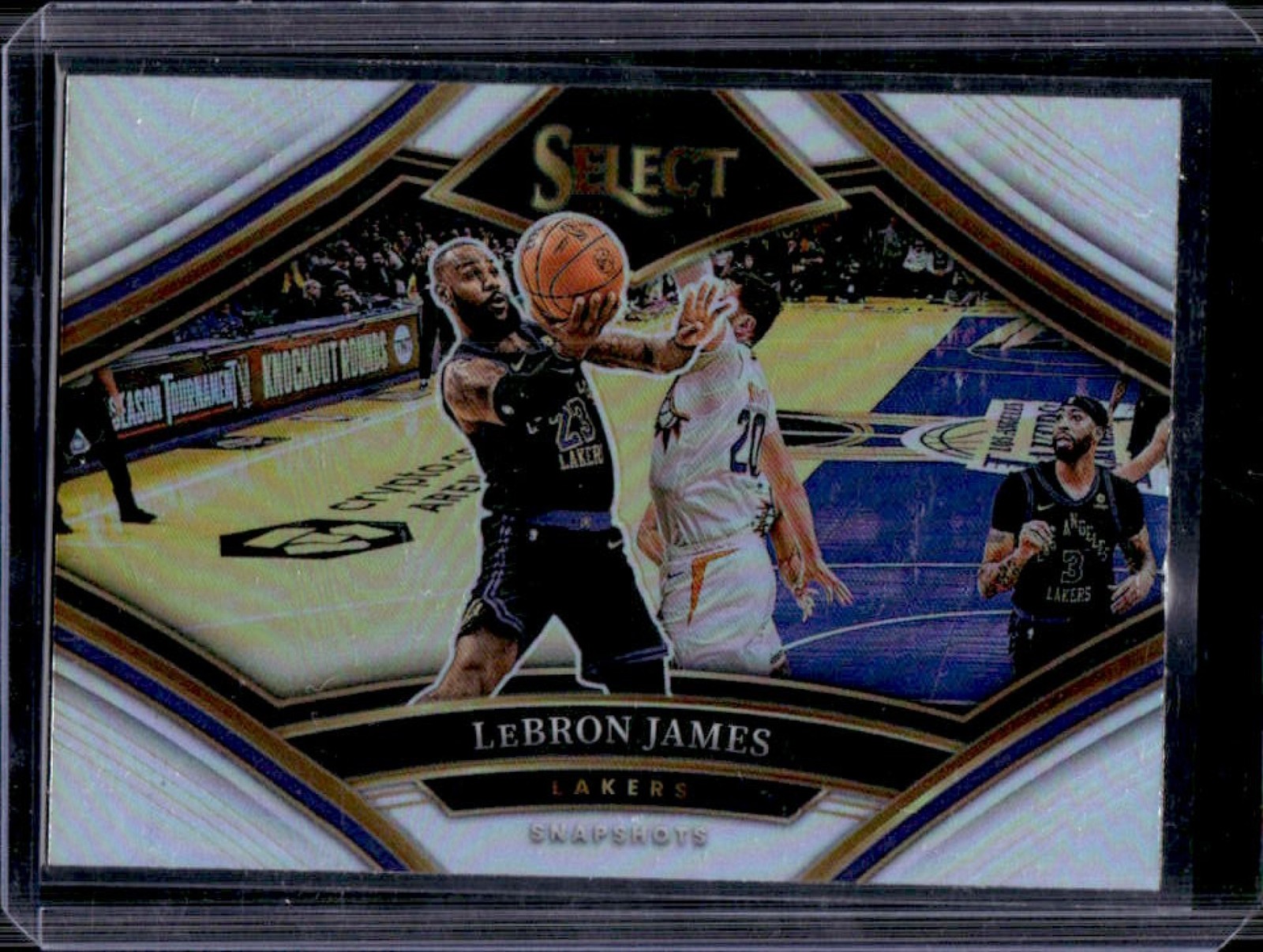 2023-24 Panini Select LeBron James Snapshots Silver Prizm #12 Lakers