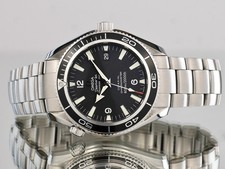 Omega Seamaster Planet Ocean 42mm Black Dial Watch - 2010 - 2201.50.00