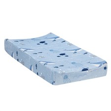 Lambs Ivy Bubbles and Squirt Underwater Whale/Fish Soft Changing Pad Cover