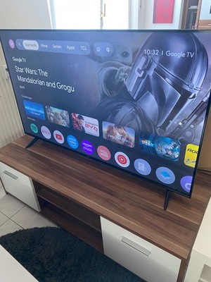 TCL 55 zoll 4K HDR Smart TV Android TV Apple Air Play HDMI 2.1 Dolby Audio