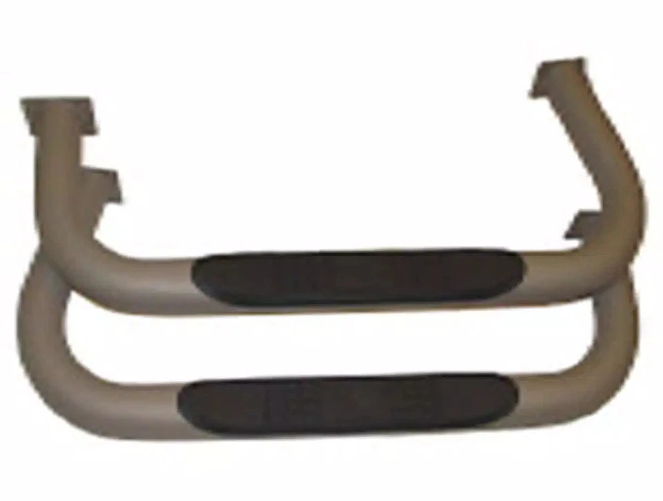 Rugged Ridge Round Tube Side Steps Black 11504.03 Fits 1976-1986 CJ - Imagem 3 de 4