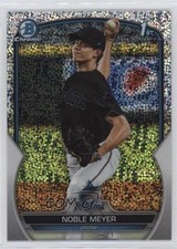 2023 Bowman Draft Chrome Sparkle Refractor Noble Meyer #BDC-6 e2z